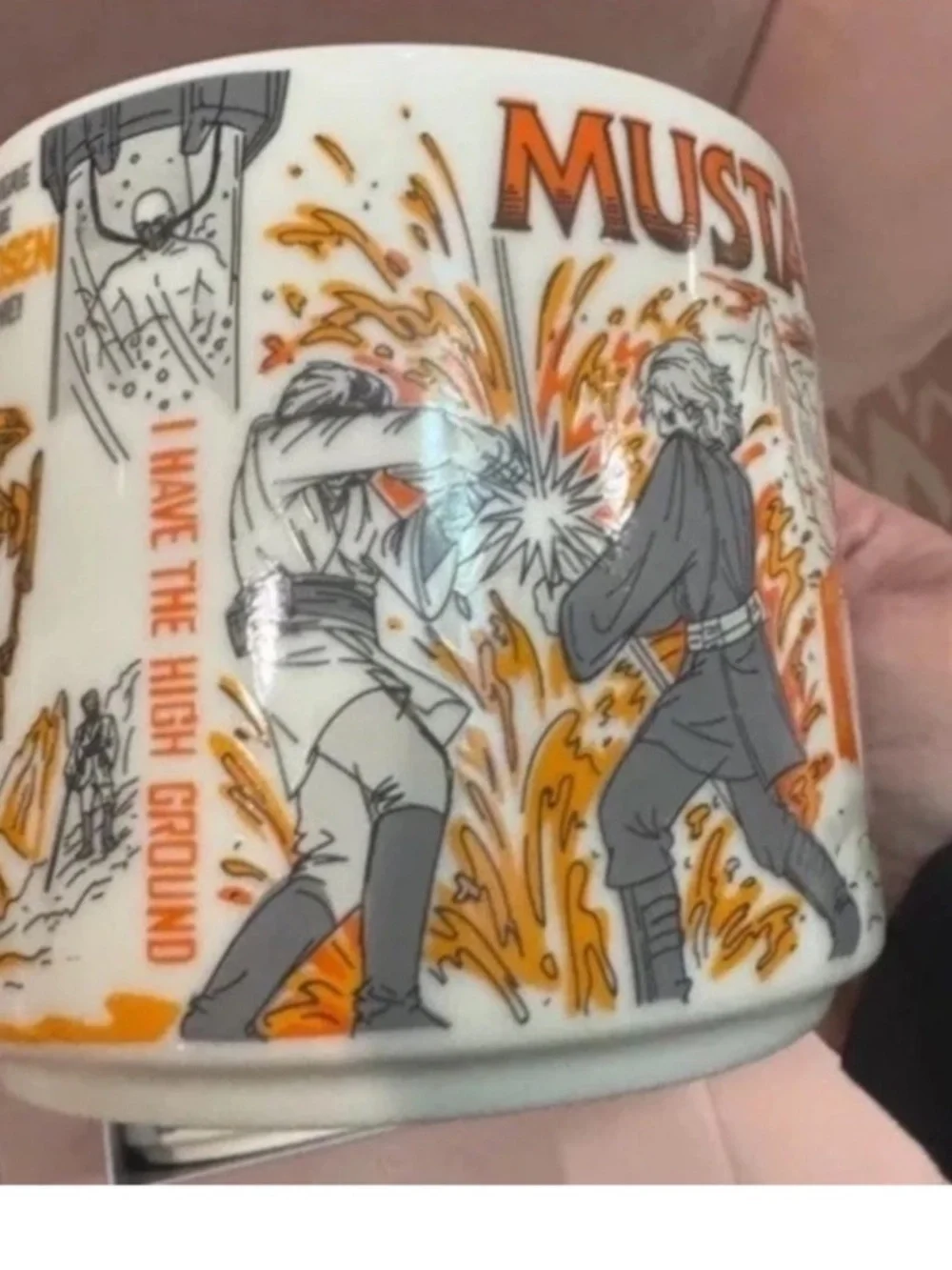 STAR WARS DISNEY STARBUCKS MUSTAFAR Been There coffee mug NIB